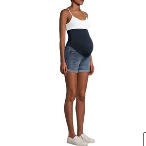 Maternity jean shorts L ✅ 12-14